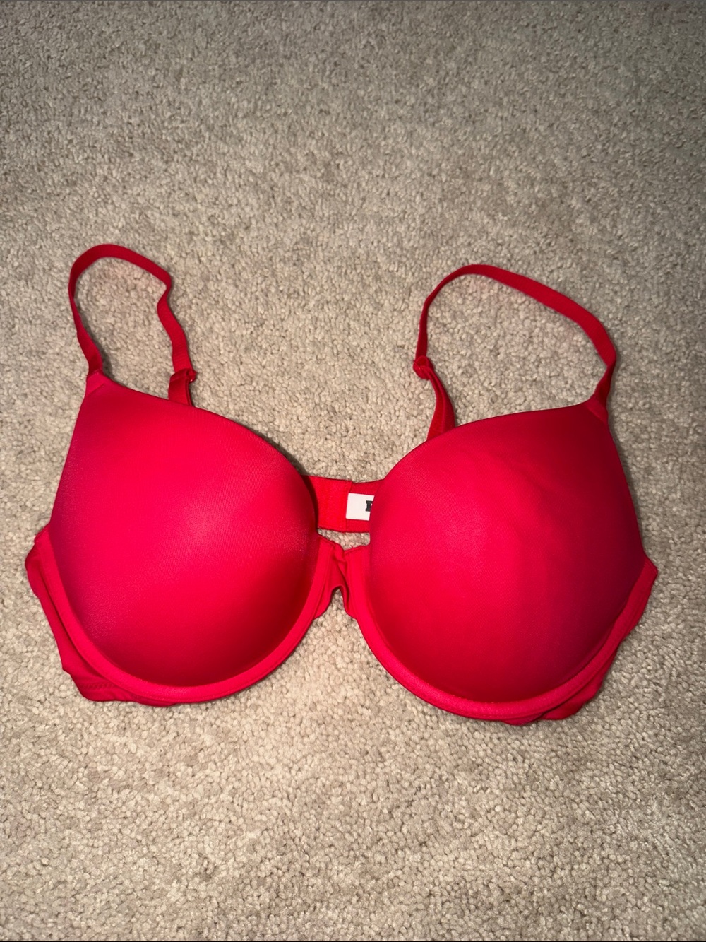 PINK Victoria's Secret Red Smooth T-Shirt Bra